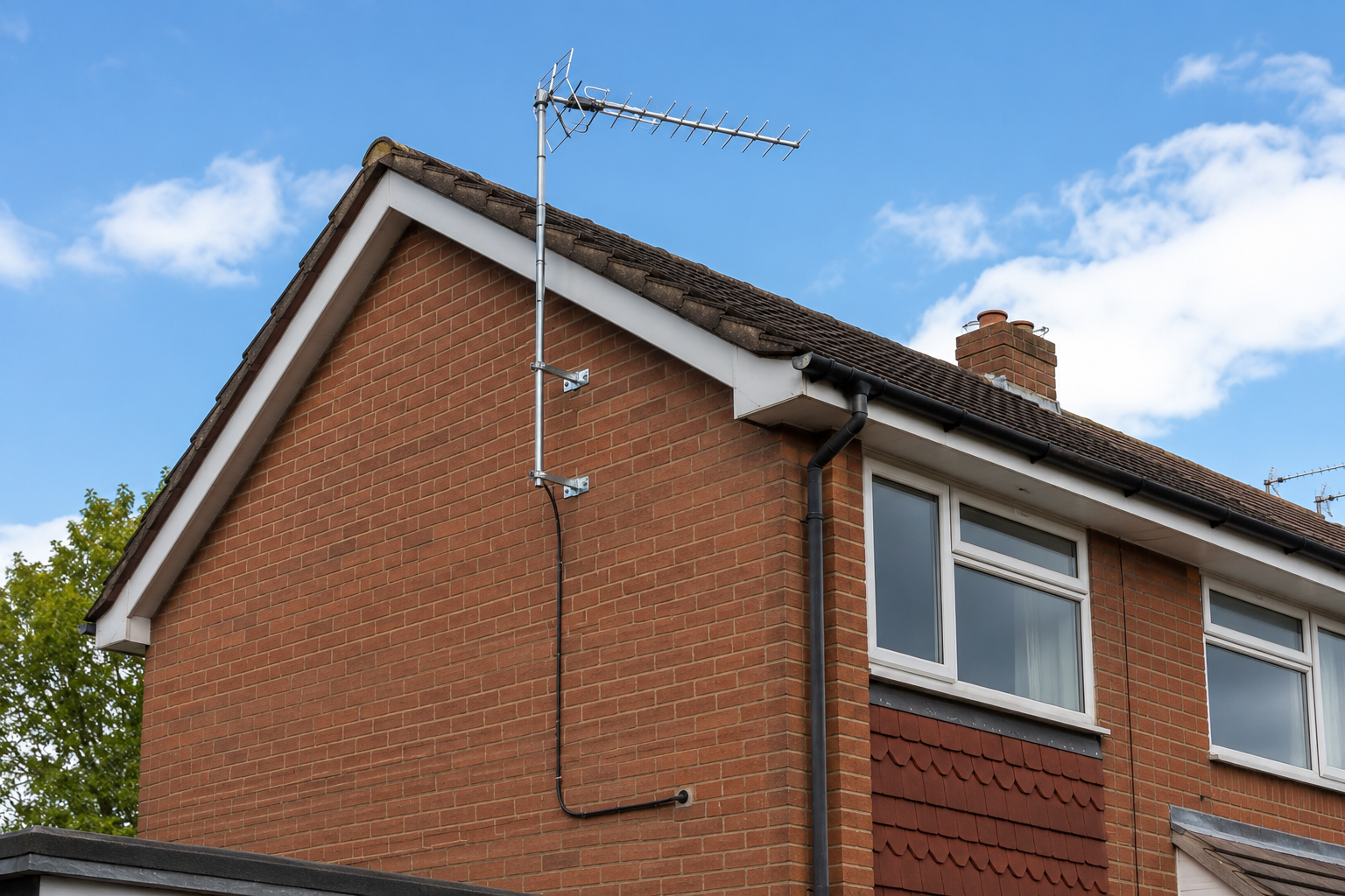Local Kenilworth property with rooftop TV aerial